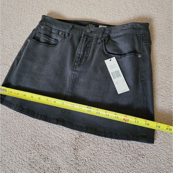 NWT A.B.S By Allen Schwartz Denim Mini Skirt - Picture 14 of 14